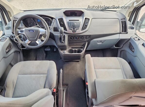 1FBZX2ZM2KKB24772 2019 FORD TRANSIT White Առջևի վահանակի տեսք