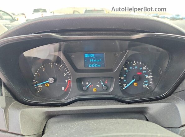 1FBZX2ZM2KKB24772 2019 FORD TRANSIT White Սարքավորումների վահանակի տեսք