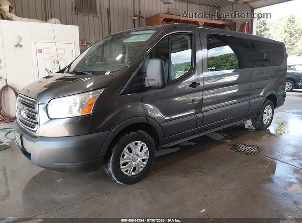 1FBZX2ZM3GKA01960 2016 FORD TRANSIT-350 Gray Przód lewy