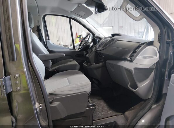 1FBZX2ZM3GKA01960 2016 FORD TRANSIT-350 Gray Widok wnętrza z przodu