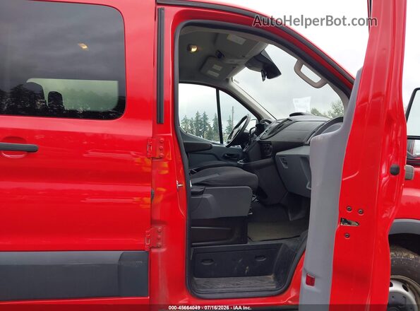 1FBZX2ZM3JKB52949 2018 FORD TRANSIT-350 Красный Вид салона спереди