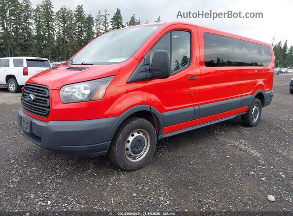 1FBZX2ZM3JKB52949 2018 FORD TRANSIT-350 Красный Передняя левая четверть