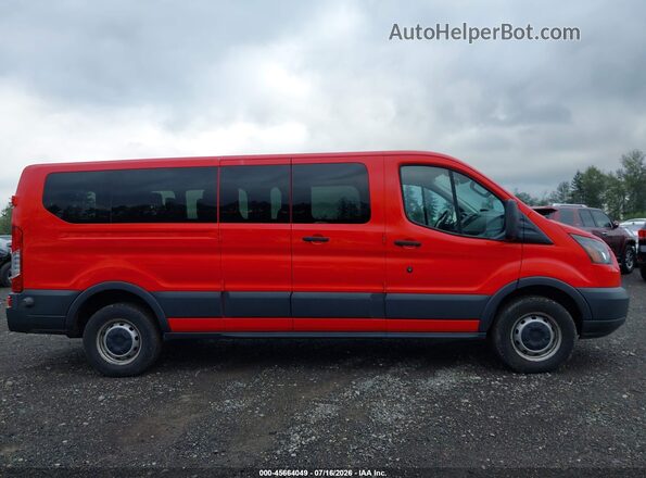 1FBZX2ZM3JKB52949 2018 FORD TRANSIT-350 Красный Вид задней части салона
