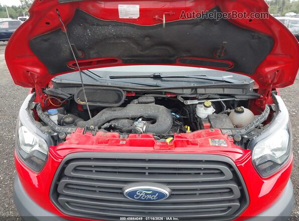 1FBZX2ZM3JKB52949 2018 FORD TRANSIT-350 Красный Вид сзади