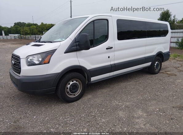 1FBZX2ZM4JKB31303 2018 FORD TRANSIT-350 White Առջևի ձախ երեք քառորդ տեսարան