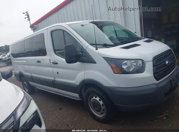 1FBZX2ZM4JKB36078 2018 FORD TRANSIT-350 White Widok wnętrza z tyłu