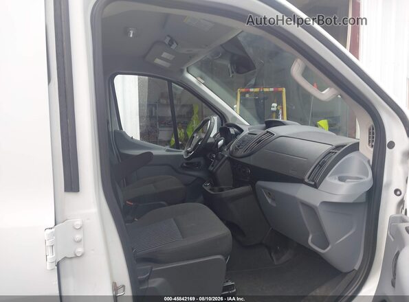 1FBZX2ZM4JKB36078 2018 FORD TRANSIT-350 White Widok wnętrza z przodu