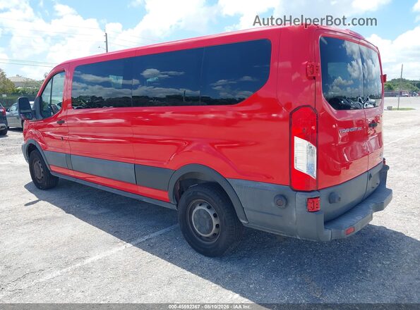 1FBZX2ZM4JKB43046 2018 FORD TRANSIT-350 Red Задня ліва чверть
