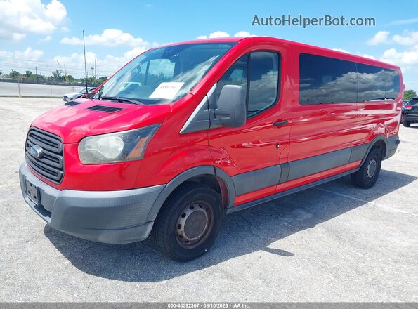 1FBZX2ZM4JKB43046 2018 FORD TRANSIT-350 Red Передня ліва чверть