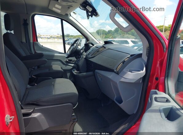 1FBZX2ZM4JKB43046 2018 FORD TRANSIT-350 Red Вид салону спереду