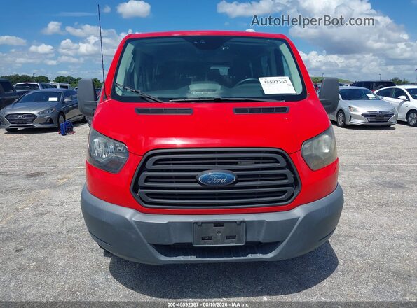 1FBZX2ZM4JKB43046 2018 FORD TRANSIT-350 Red Вид щитка приладів