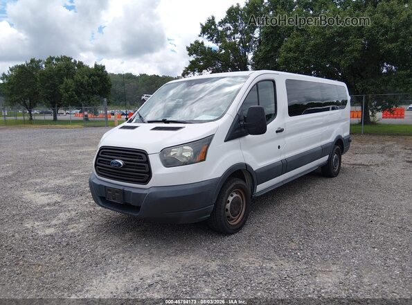 1FBZX2ZM5GKB25857 2016 FORD TRANSIT-350 White წინა მარცხენა ხედი სამი მეოთხედიდან