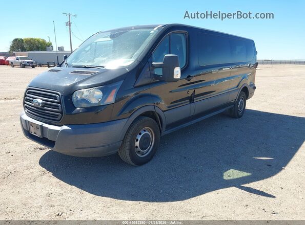 1FBZX2ZM5JKA99820 2018 FORD TRANSIT-350 Black Vista tres cuartos delantera izquierda