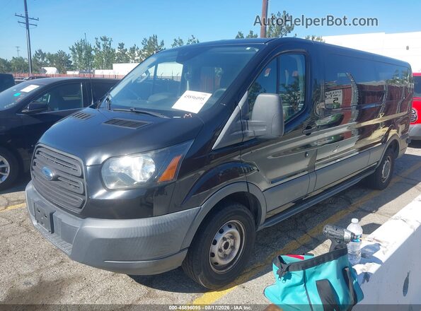 1FBZX2ZM5JKA99865 2018 FORD TRANSIT-350 Black Przód lewy