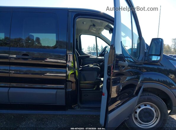 1FBZX2ZM5JKB42861 2018 FORD TRANSIT-350 Black Вид салону спереду