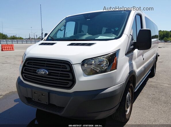1FBZX2ZM5JKB42889 2018 FORD TRANSIT-350 White Vista tres cuartos delantera izquierda