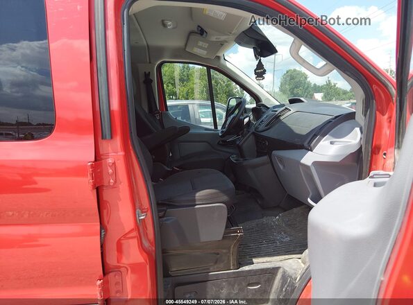 1FBZX2ZM5JKB53021 2018 FORD TRANSIT-350 Красный Вид салона спереди