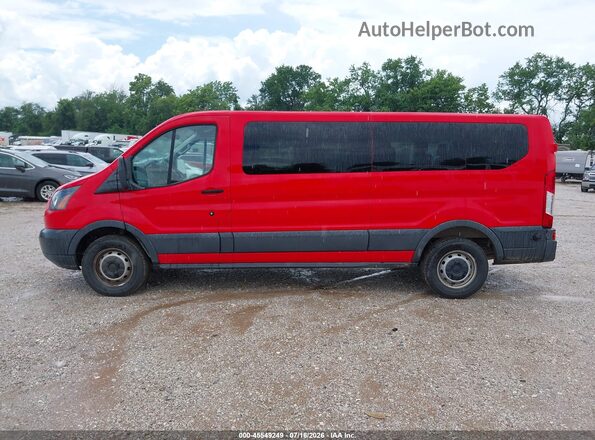 1FBZX2ZM5JKB53021 2018 FORD TRANSIT-350 Красный Панорамный вид салона 360°