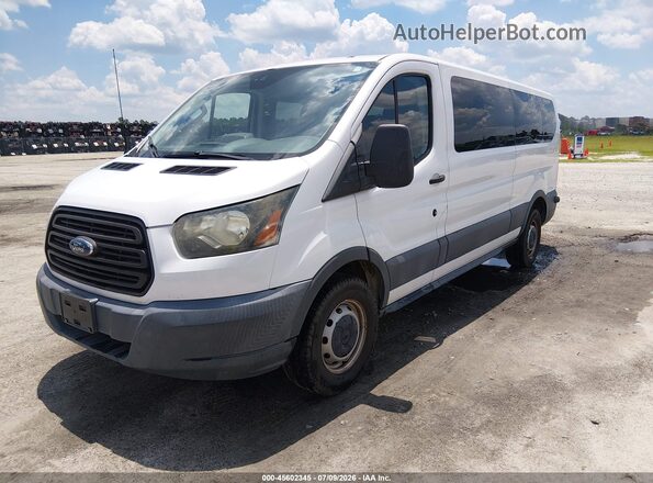 1FBZX2ZM6GKB19114 2016 FORD TRANSIT-350 White წინა მარცხენა ხედი სამი მეოთხედიდან