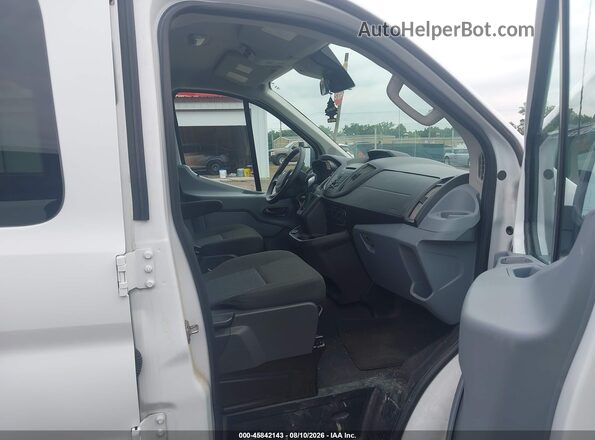 1FBZX2ZM6JKB36079 2018 FORD TRANSIT-350 White Вид салону спереду