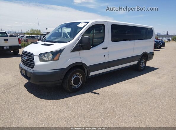 1FBZX2ZM6JKB42707 2018 FORD TRANSIT-350 White Vista tres cuartos delantera izquierda