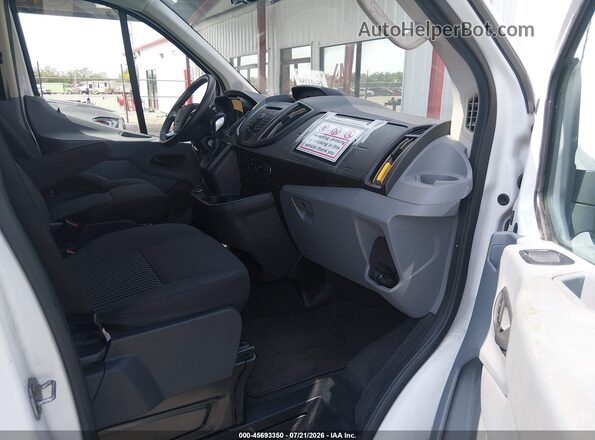 1FBZX2ZM6JKB42724 2018 FORD TRANSIT-350 White Widok wnętrza z przodu