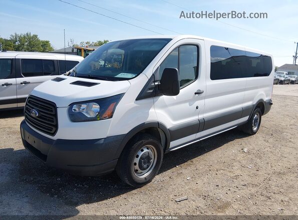 1FBZX2ZM6JKB42948 2018 FORD TRANSIT-350 White წინა მარცხენა ხედი სამი მეოთხედიდან