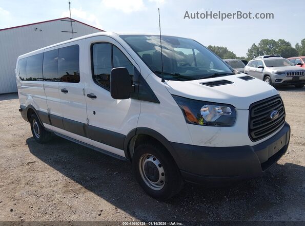 1FBZX2ZM6JKB42948 2018 FORD TRANSIT-350 White ხელსაწყოთა პანელის ხედი