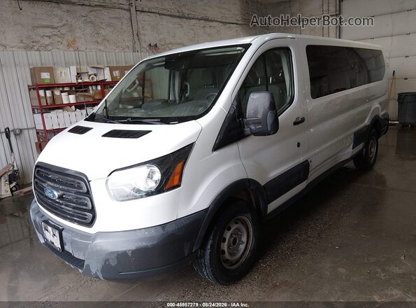 1FBZX2ZM6JKB43095 2018 FORD TRANSIT-350 Белый Передняя левая четверть