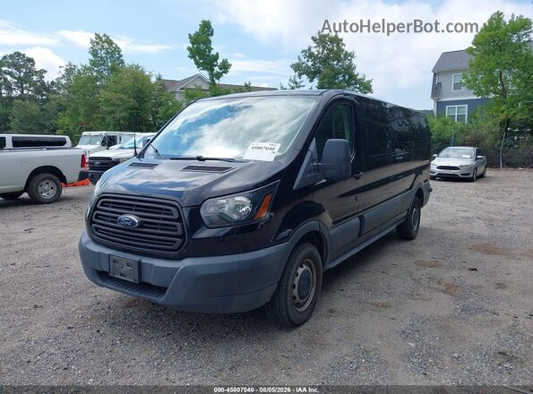 1FBZX2ZM6JKB52881 2018 FORD TRANSIT-350 Black Առջևի ձախ երեք քառորդ տեսարան