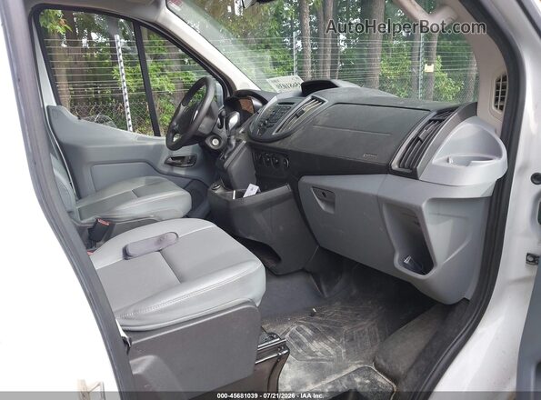 1FBZX2ZM6JKB52900 2018 FORD TRANSIT-350 White Widok wnętrza z przodu