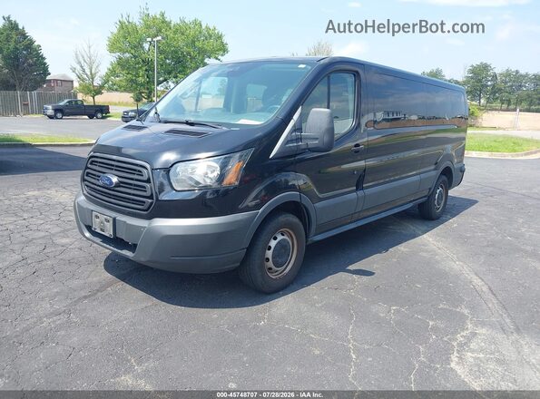 1FBZX2ZM6JKB52931 2018 FORD TRANSIT-350 Black Vista tres cuartos delantera izquierda