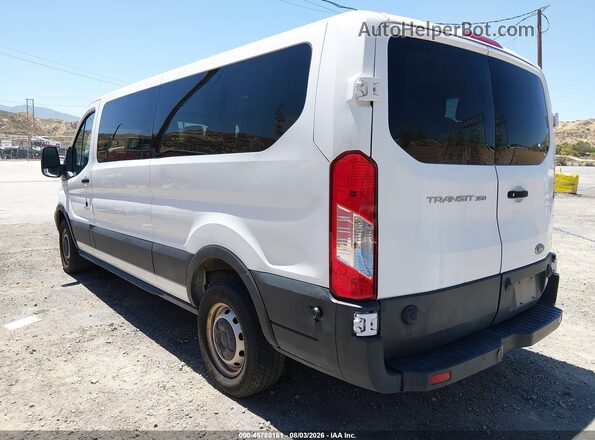 1FBZX2ZM6KKA03047 2019 FORD TRANSIT-350 White Trasero izquierdo