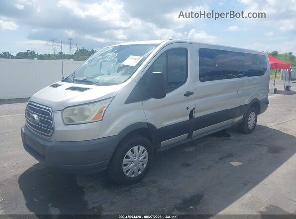 1FBZX2ZM7GKA76547 2016 FORD TRANSIT-350 Silver Передня ліва чверть