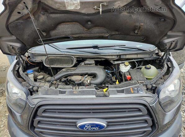 1FBZX2ZM7HKB01528 2017 FORD TRANSIT Gray Widok komory silnika
