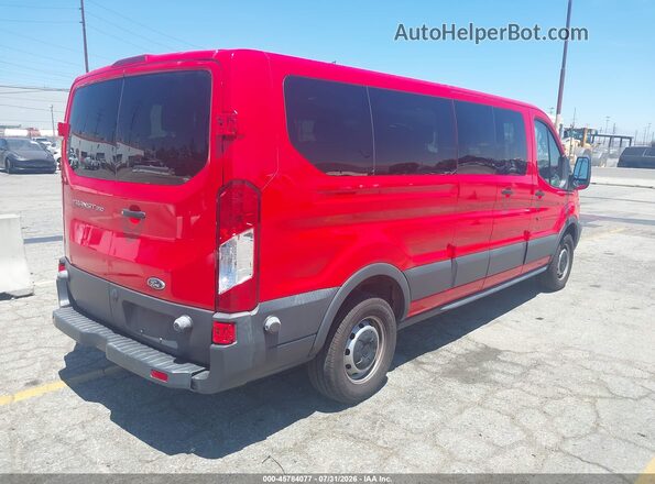 1FBZX2ZM7JKA99866 2018 FORD TRANSIT-350 Red Rear right