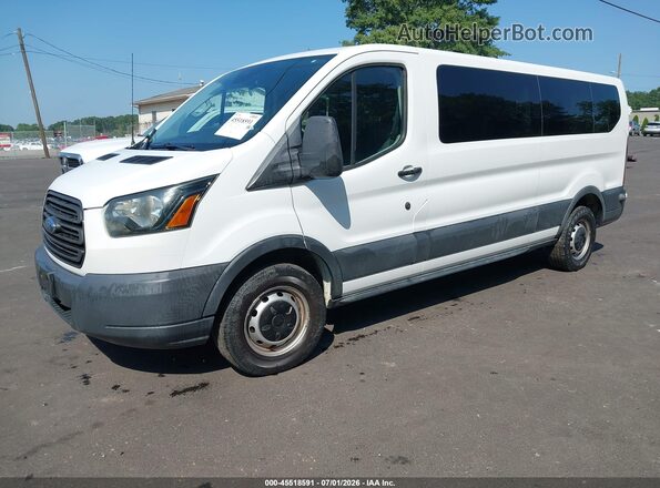 1FBZX2ZM7JKB42859 2018 FORD TRANSIT-350 White Vista tres cuartos delantera izquierda