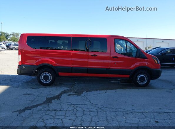 1FBZX2ZM7KKA41919 2019 FORD TRANSIT-350 Red Widok wnętrza z tyłu