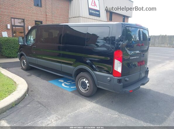1FBZX2ZM8JKB18859 2018 FORD TRANSIT-350 Черный Задняя левая четверть