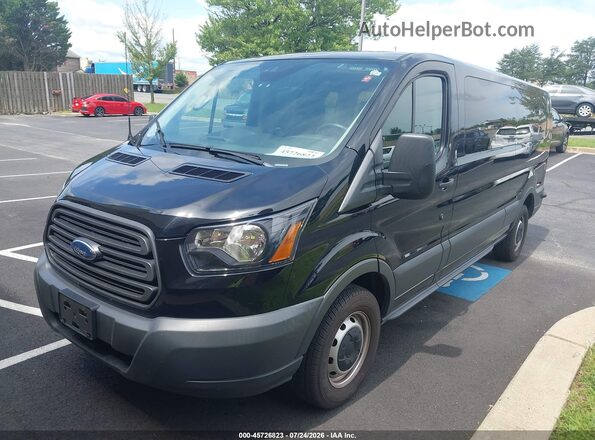 1FBZX2ZM8JKB18859 2018 FORD TRANSIT-350 Черный Передняя левая четверть