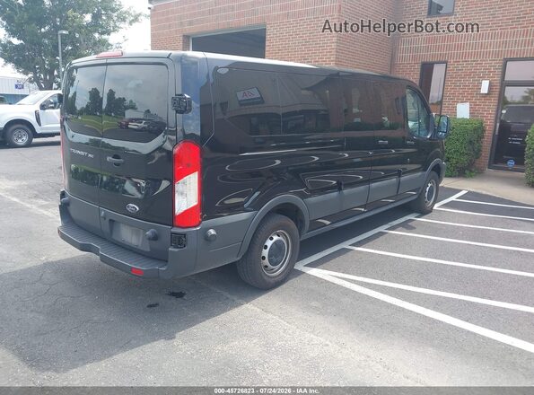 1FBZX2ZM8JKB18859 2018 FORD TRANSIT-350 Черный Задняя правая четверть