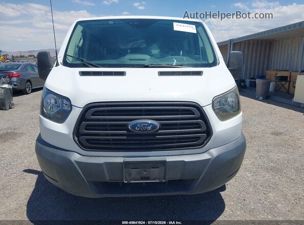1FBZX2ZM8JKB42868 2018 FORD TRANSIT-350 White Դիմացի տեսք