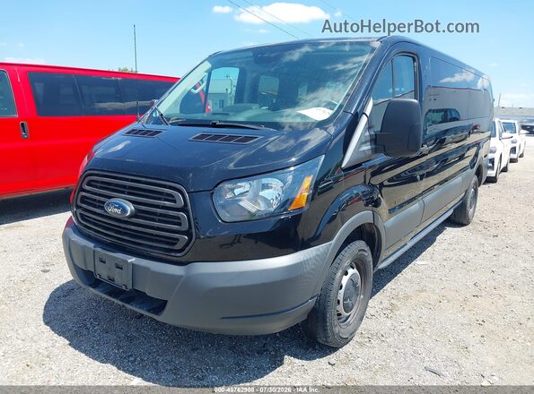 1FBZX2ZM8JKB42921 2018 FORD TRANSIT-350 Черный Передняя левая четверть