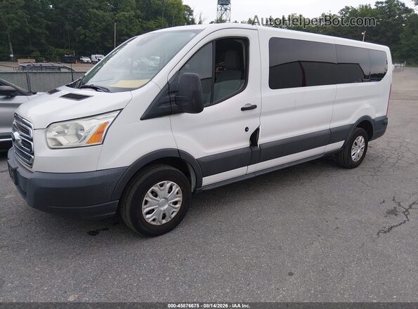 1FBZX2ZM9GKA22313 2016 FORD TRANSIT-350 White წინა მარცხენა ხედი სამი მეოთხედიდან