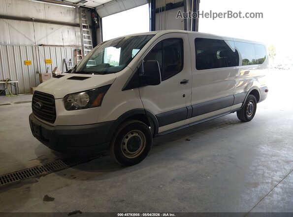 1FBZX2ZM9GKB42029 2016 FORD TRANSIT-350 White Առջևի ձախ երեք քառորդ տեսարան