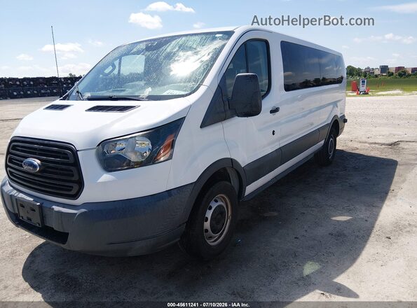 1FBZX2ZM9JKB36111 2018 FORD TRANSIT-350 White Առջևի ձախ երեք քառորդ տեսարան