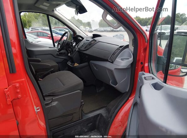 1FBZX2ZM9JKB52843 2018 FORD TRANSIT-350 Red Front interior view