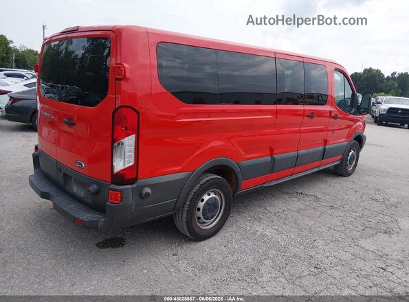1FBZX2ZM9JKB52843 2018 FORD TRANSIT-350 Red Rear right