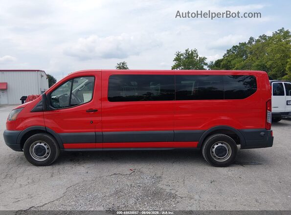 1FBZX2ZM9JKB52843 2018 FORD TRANSIT-350 Red 