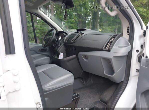 1FBZX2ZM9JKB52891 2018 FORD TRANSIT-350 White Widok wnętrza z przodu